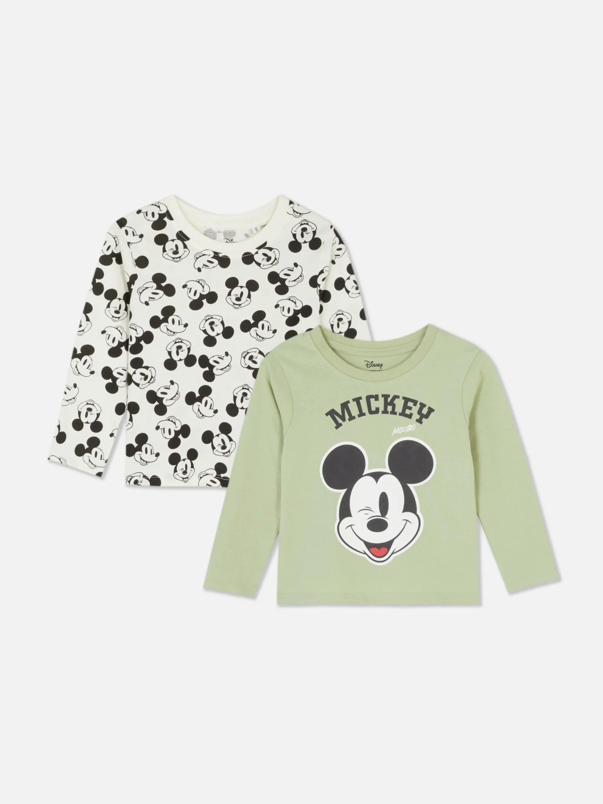 Discount „Disney Micky Maus“ Langarmshirt, 2er-Pack Tops Und T-Shirts