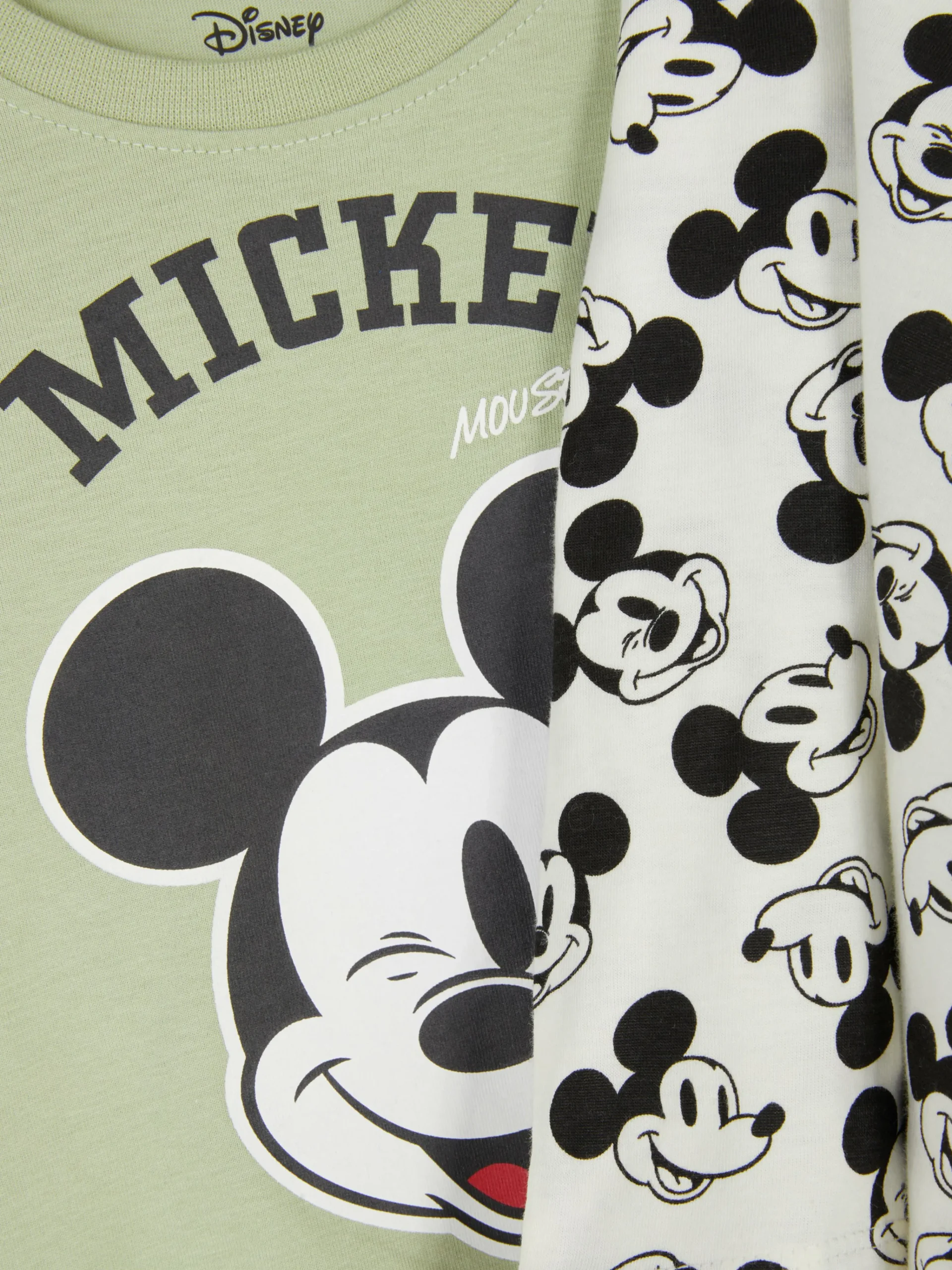 Discount „Disney Micky Maus“ Langarmshirt, 2er-Pack Tops Und T-Shirts