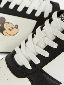 Hot „Disney Micky Maus“ Sneaker In Blockfarben Damen Sneakers
