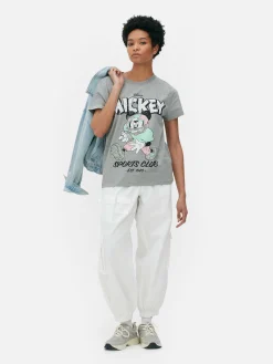 Sale „Disney Micky Maus Sports Club“ T-Shirt Damen Tops Und T-Shirts