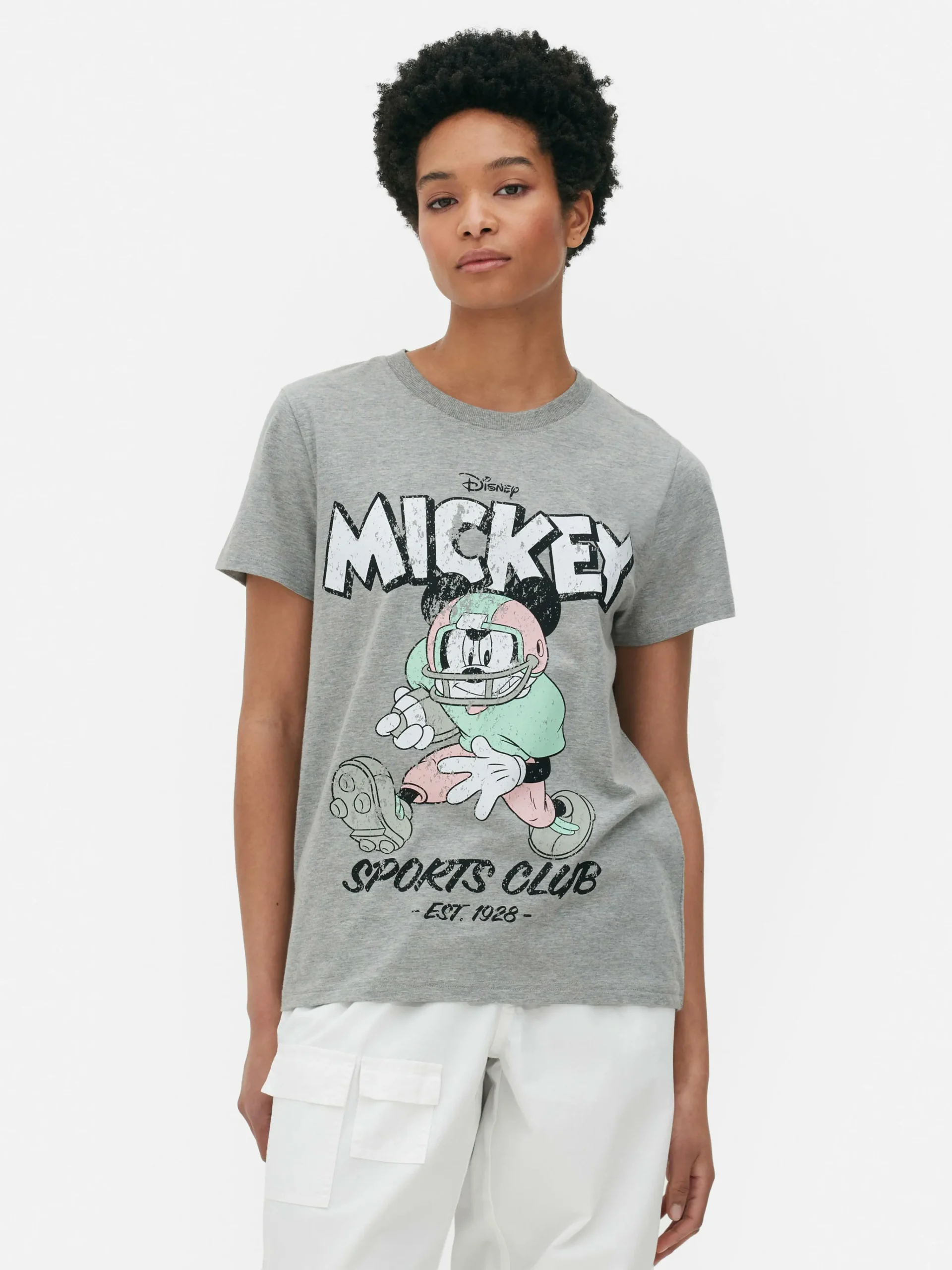 Sale „Disney Micky Maus Sports Club“ T-Shirt Damen Tops Und T-Shirts