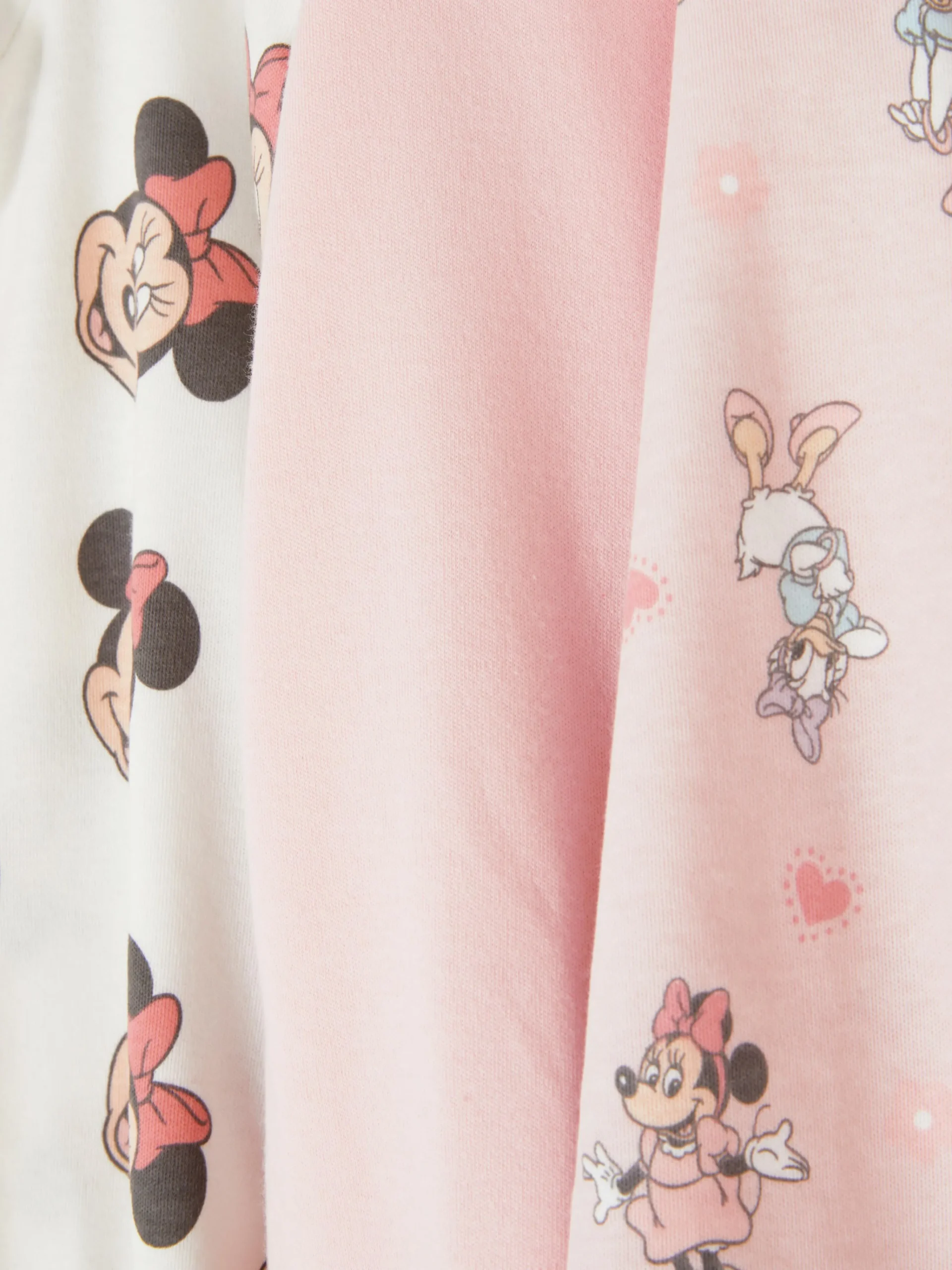 New „Disney Minnie Daisy“ Velours-Schlafanzüge, 3er-Pack Babygirls Und Strampler