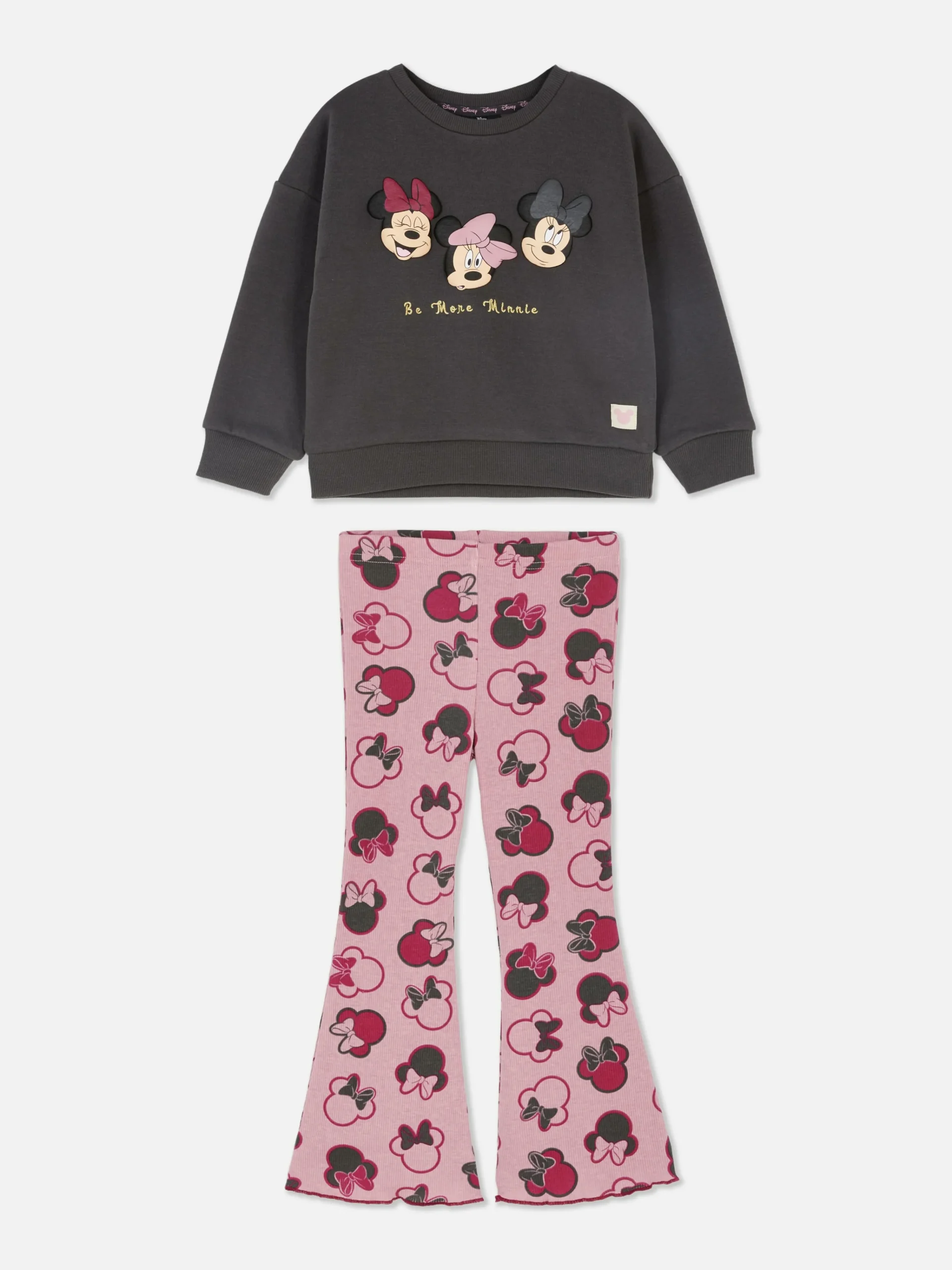 Outlet „Disney Minnie Maus“ Rundhalsshirt Und Leggings Im Set Kinder Sets Und Outfits