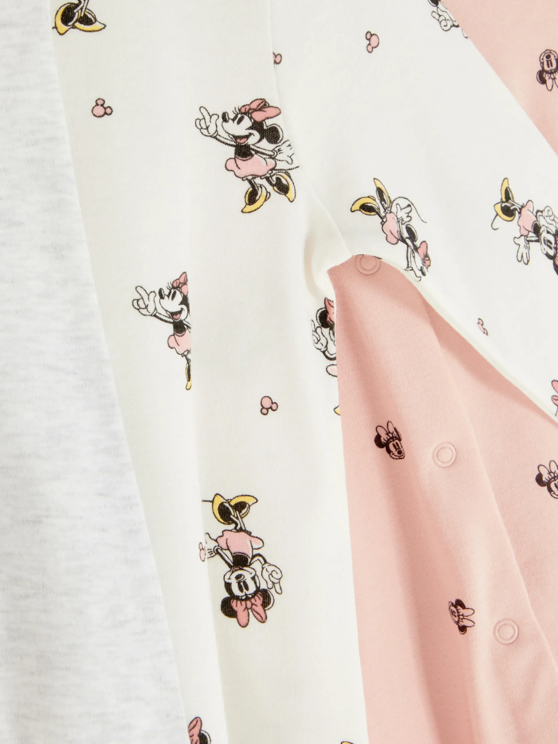 Discount „Disney Minnie Maus“ Schlafanzug Mit Print, 3er-Pack Babygirls Und Strampler