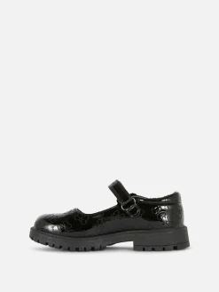 New „Disney Minnie Maus“ Schulschuhe In Lackoptik Kinder Flache Schuhe