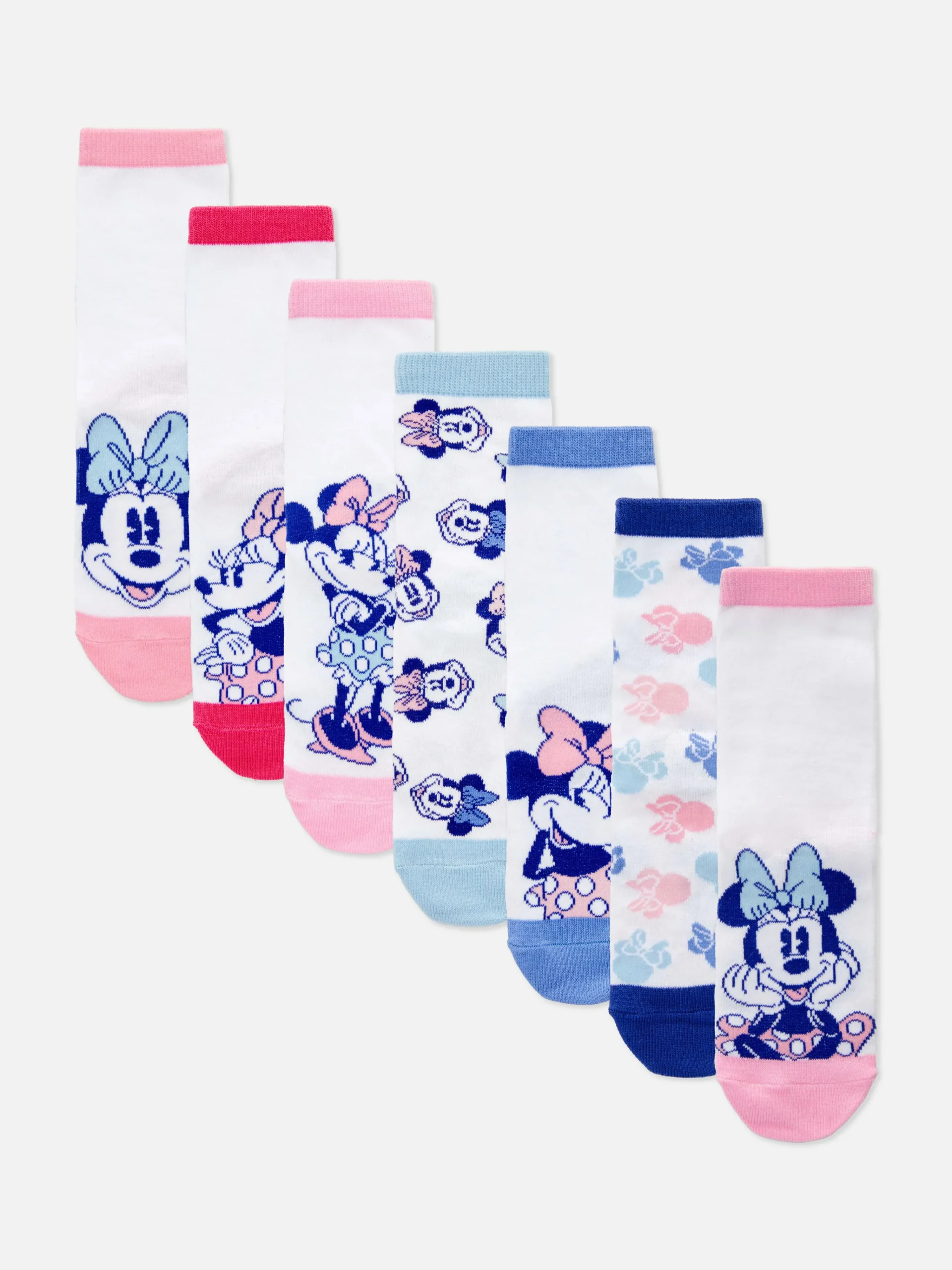 Best „Disney Minnie Maus“ Söckchen, 7er-Pack Kinder Socken Und Strumpfhosen