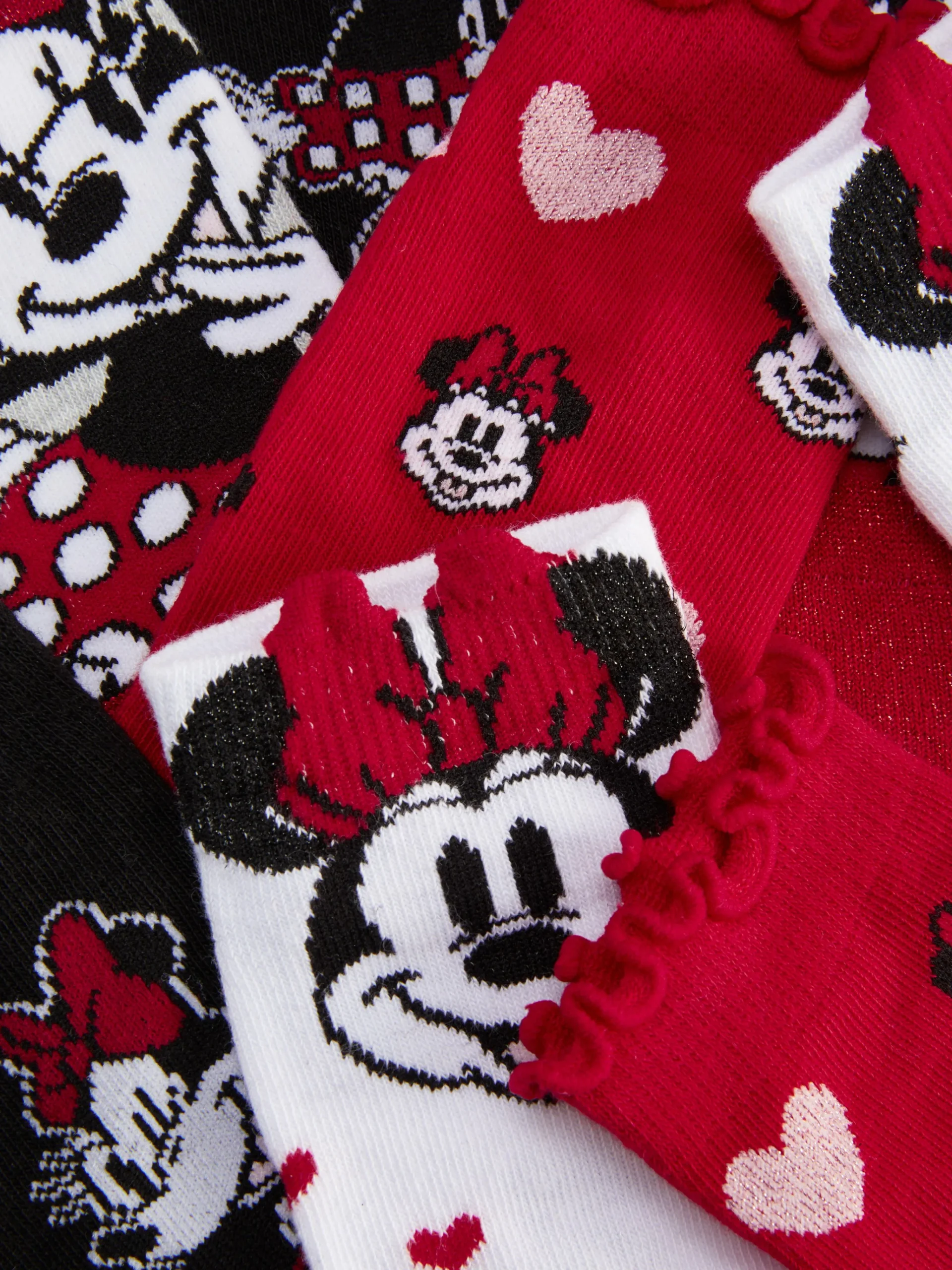 Clearance „Disney Minnie Maus“ Sneakersocken, 4er-Pack Kinder Socken Und Strumpfhosen