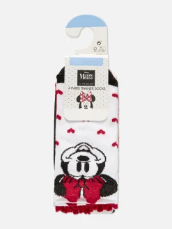 Clearance „Disney Minnie Maus“ Sneakersocken, 4er-Pack Kinder Socken Und Strumpfhosen