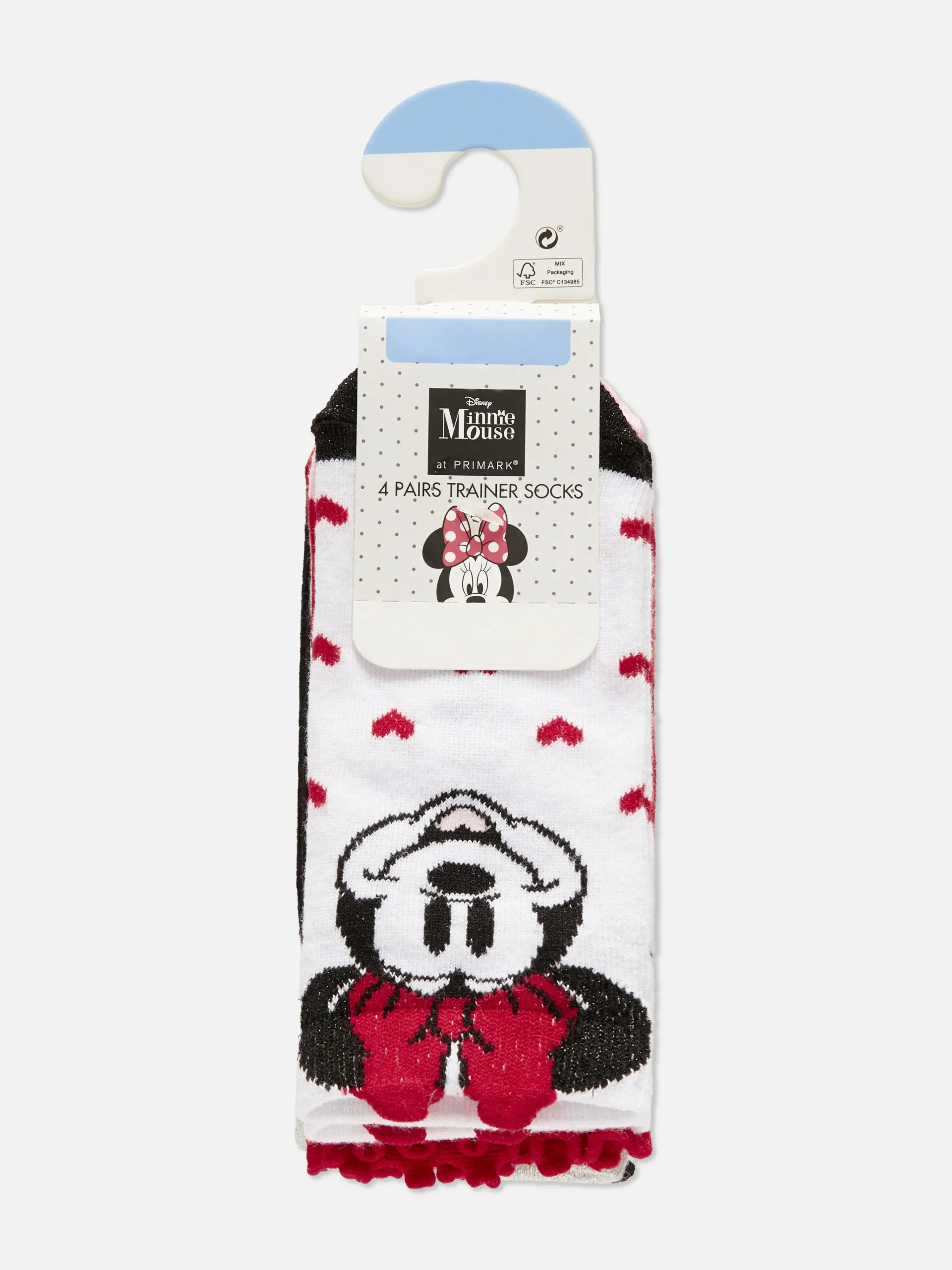 Clearance „Disney Minnie Maus“ Sneakersocken, 4er-Pack Kinder Socken Und Strumpfhosen