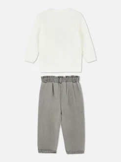 Best „Disney Minnie Maus“ Strickpullover Und Jeans Im Set Sets Und Outfits