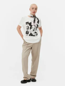 Outlet „Disney Minnie Maus“ T-Shirt Mit Grafik Damen Tops Und T-Shirts