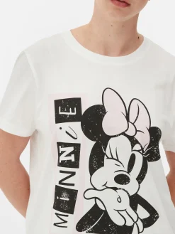 Outlet „Disney Minnie Maus“ T-Shirt Mit Grafik Damen Tops Und T-Shirts
