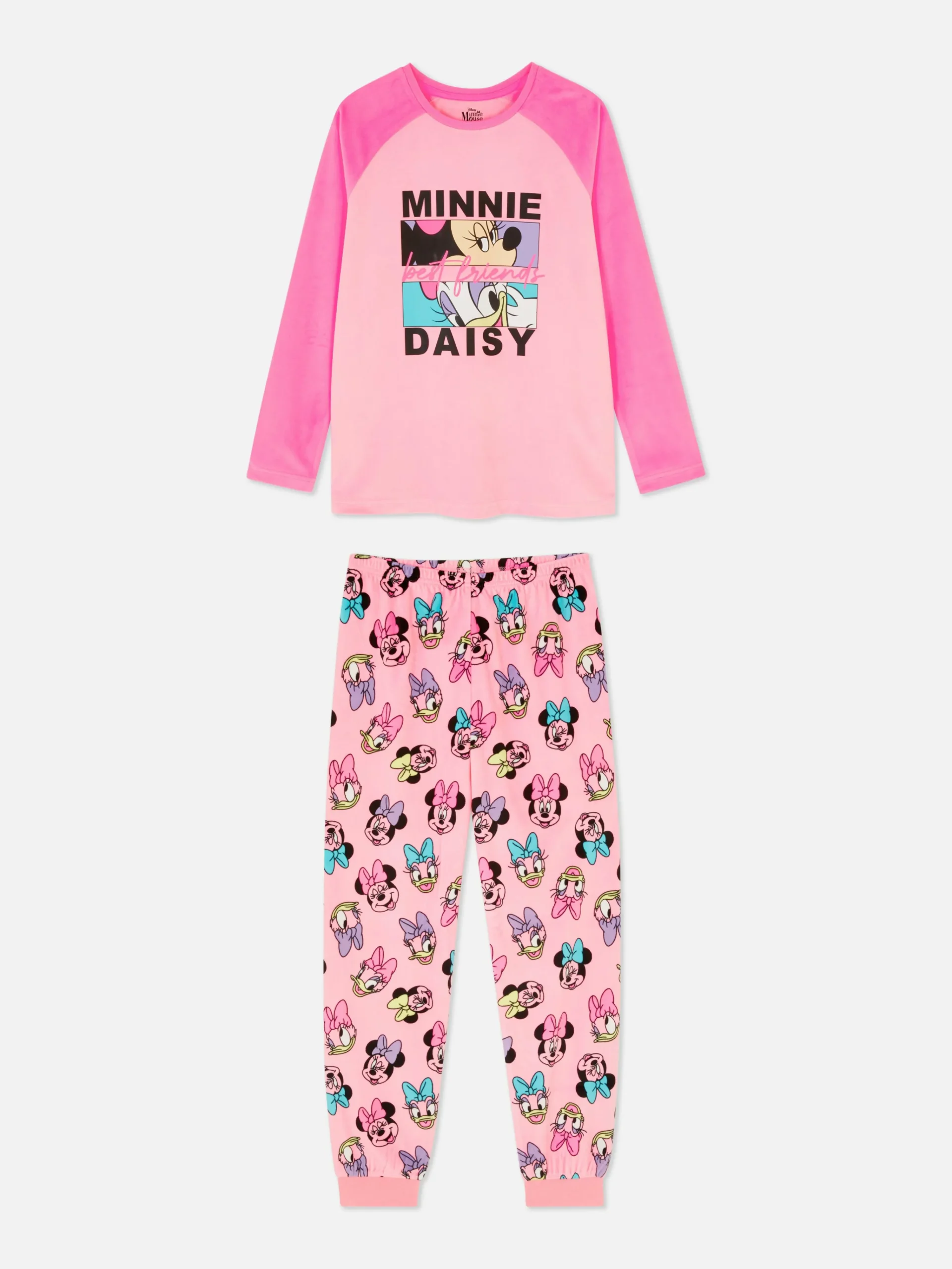 Discount „Disney Minnie Maus Und Daisy Duck“ Pyjama Aus Velours Kinder Schlafanzüge Und Nachtwäsche