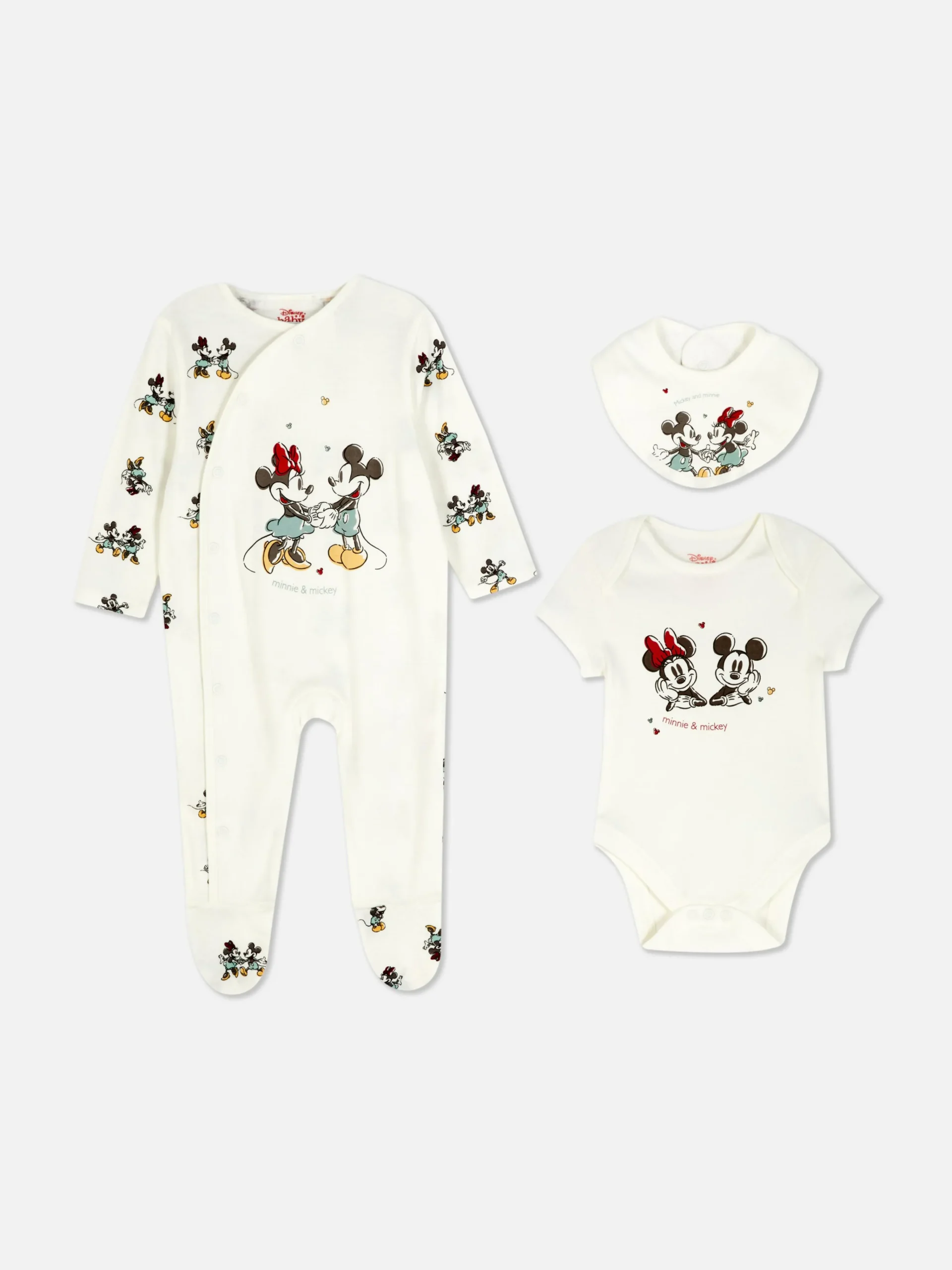 Best „Disney“ Schlafanzug, Bodysuit Und Lätzchen Im Set Sets Und Outfits
