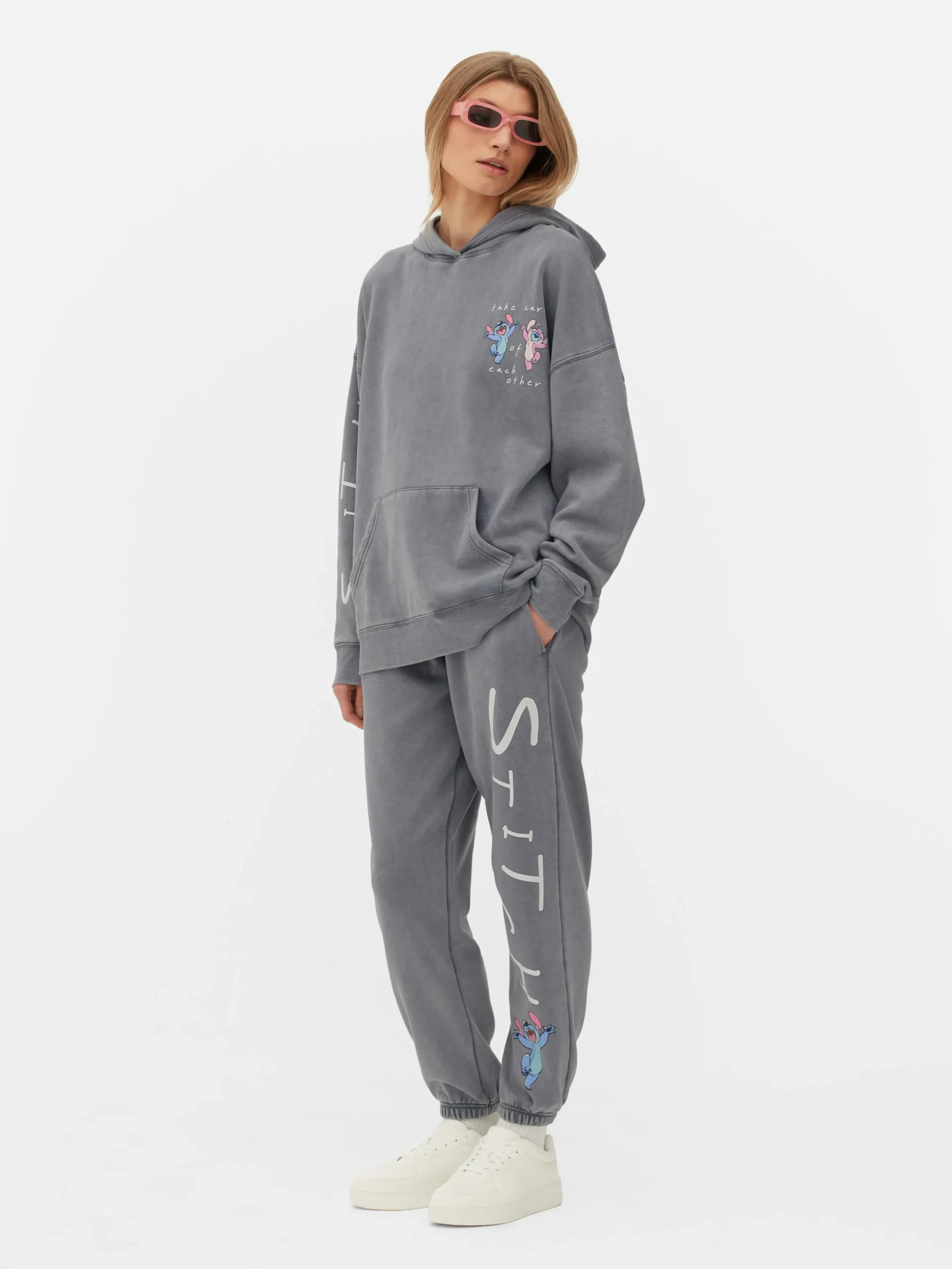 Outlet „Disney Stitch & Angel“ Jogginghose Damen Jogginghosen