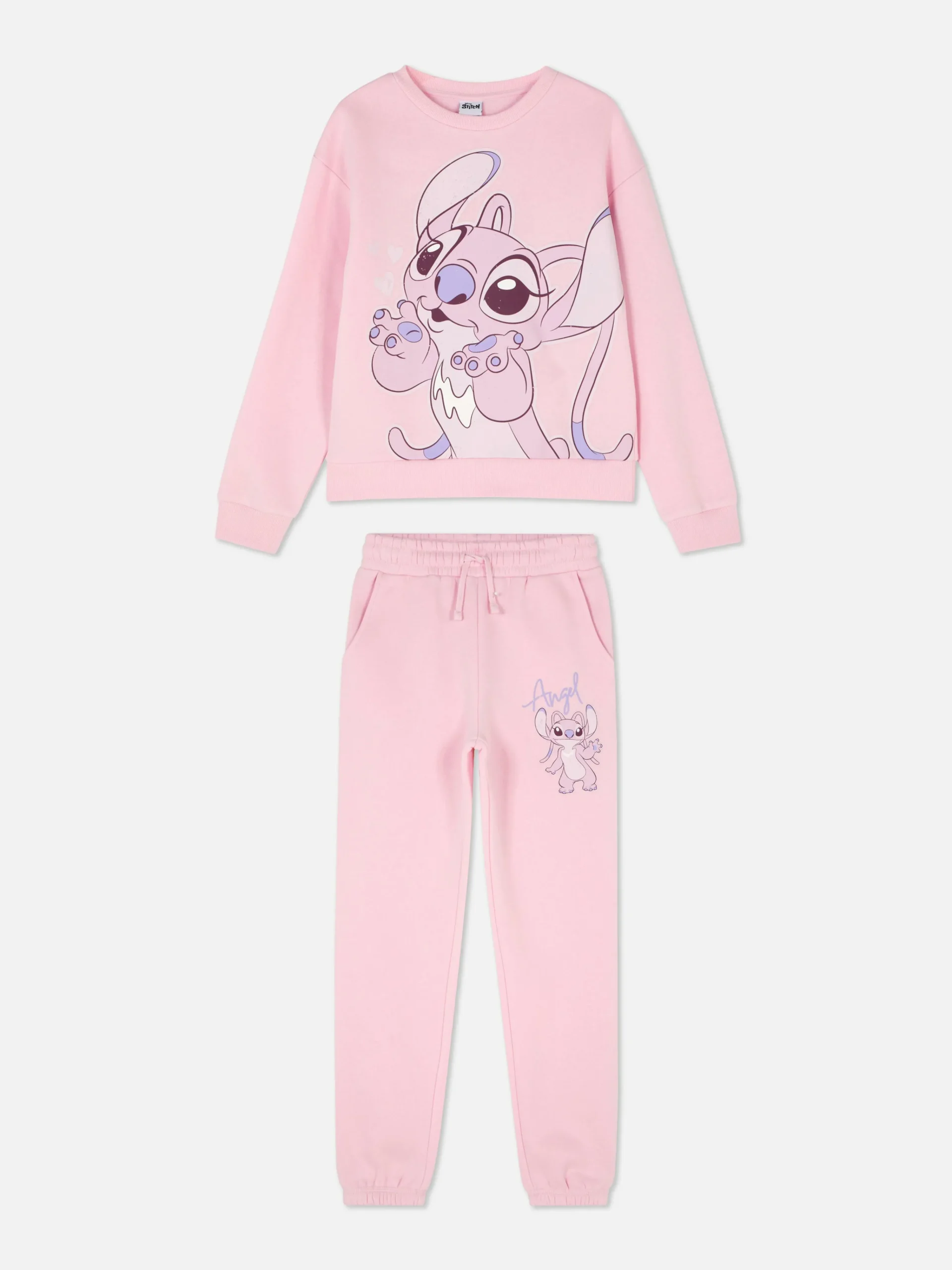 New „Disney Stitch & Angel“ Kombi-Sweatshirt Mit Grafik Kinder Hoodies Und Sweatshirts