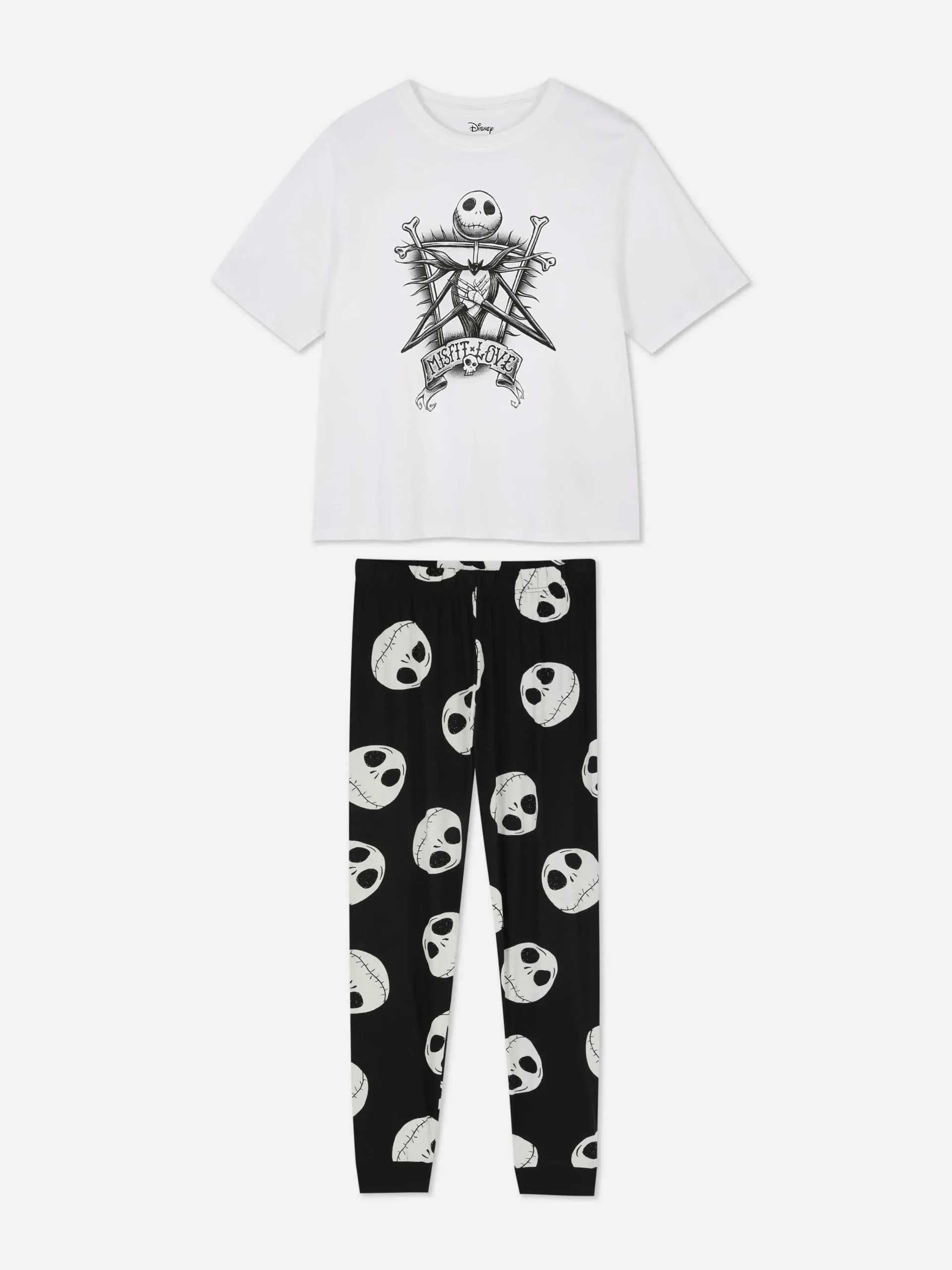 Sale „Disney Stitch & Angel“ Schlafanzug Damen Schlafanzüge