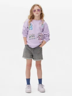 Hot „Disney Stitch & Engel“ Sweatshirt Mit Rundhalsausschnitt Kinder Hoodies Und Sweatshirts
