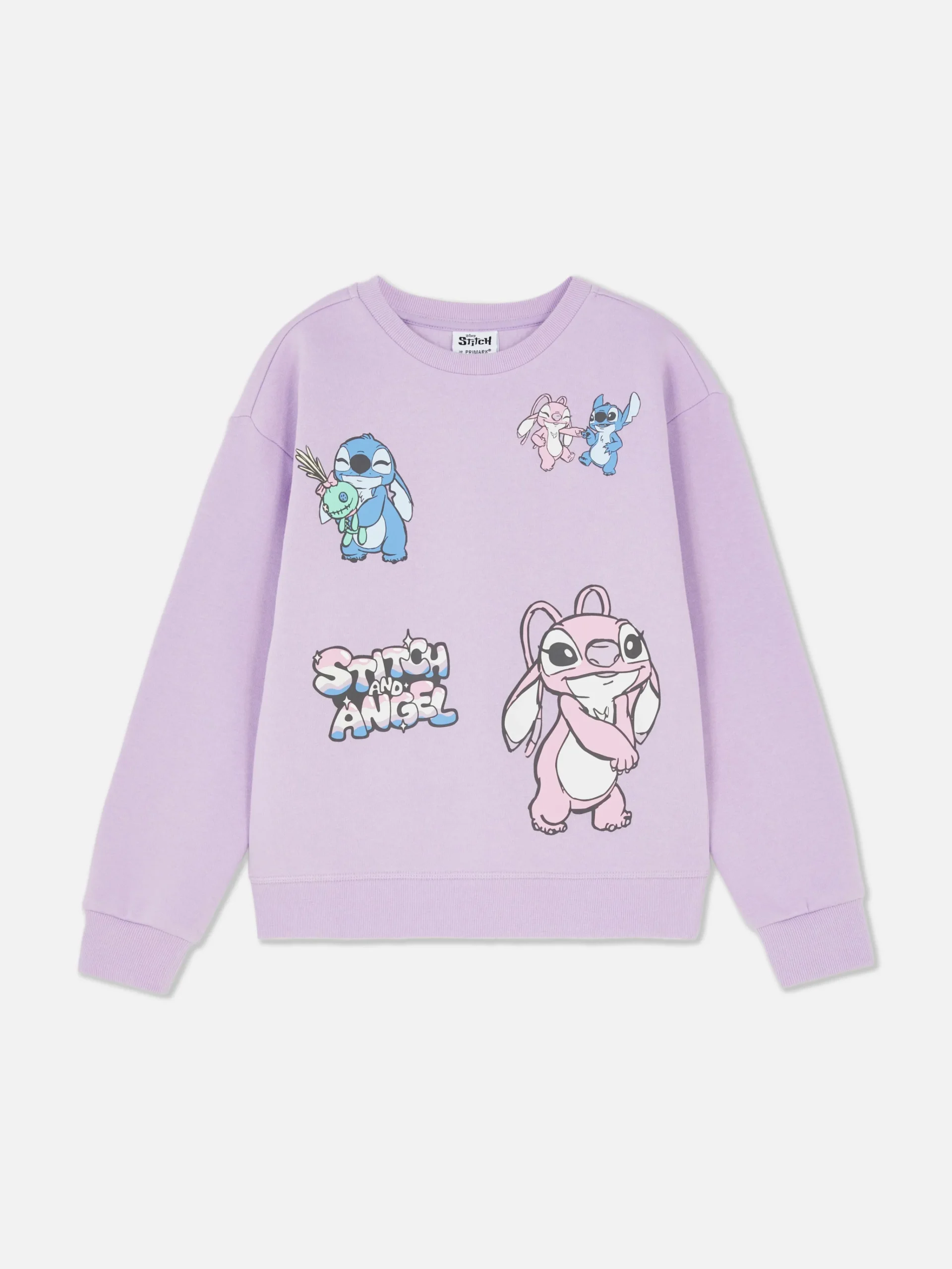 Hot „Disney Stitch & Engel“ Sweatshirt Mit Rundhalsausschnitt Kinder Hoodies Und Sweatshirts