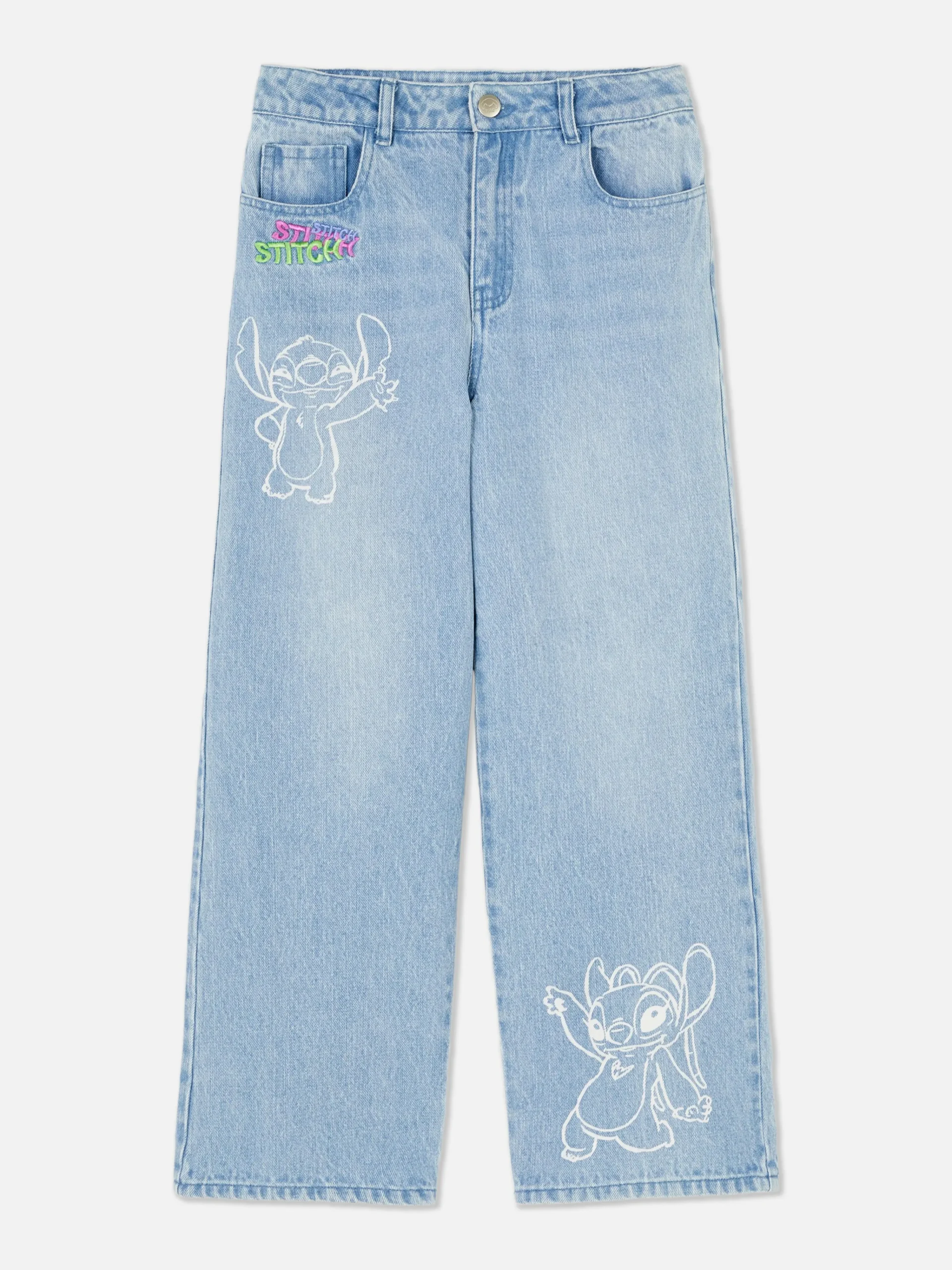 Outlet „Disney Stitch“ Denim-Jeans Kinder Jeans