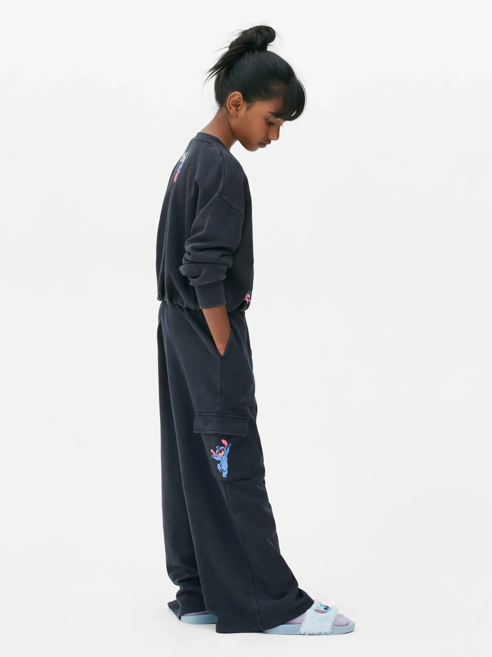 „Disney Stitch“ Jogginghose Mit Weitem Bein Kinder Jogginghosen