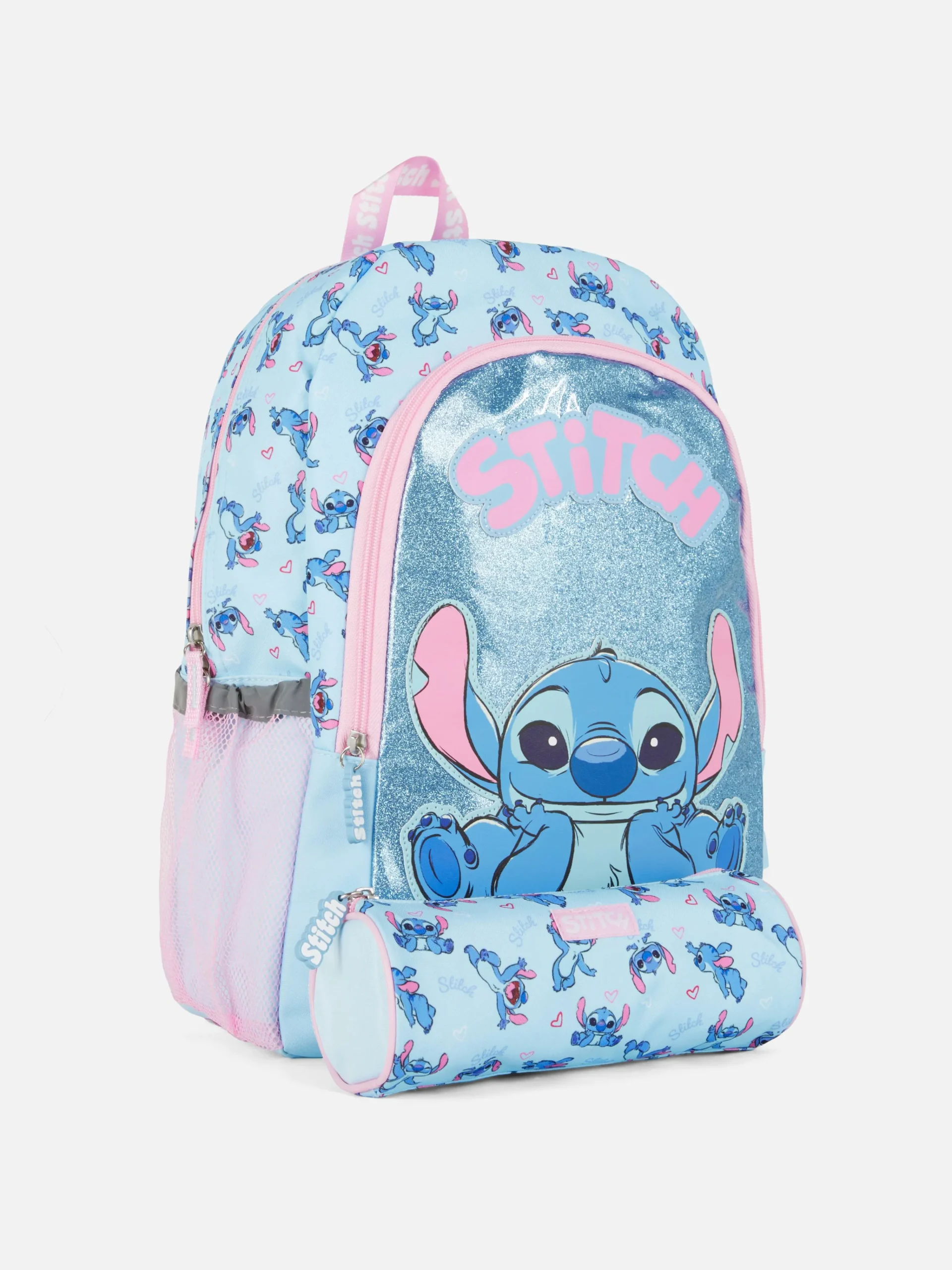 „Disney Stitch“ Schulrucksack Und Federmäppchen Kinder Taschen