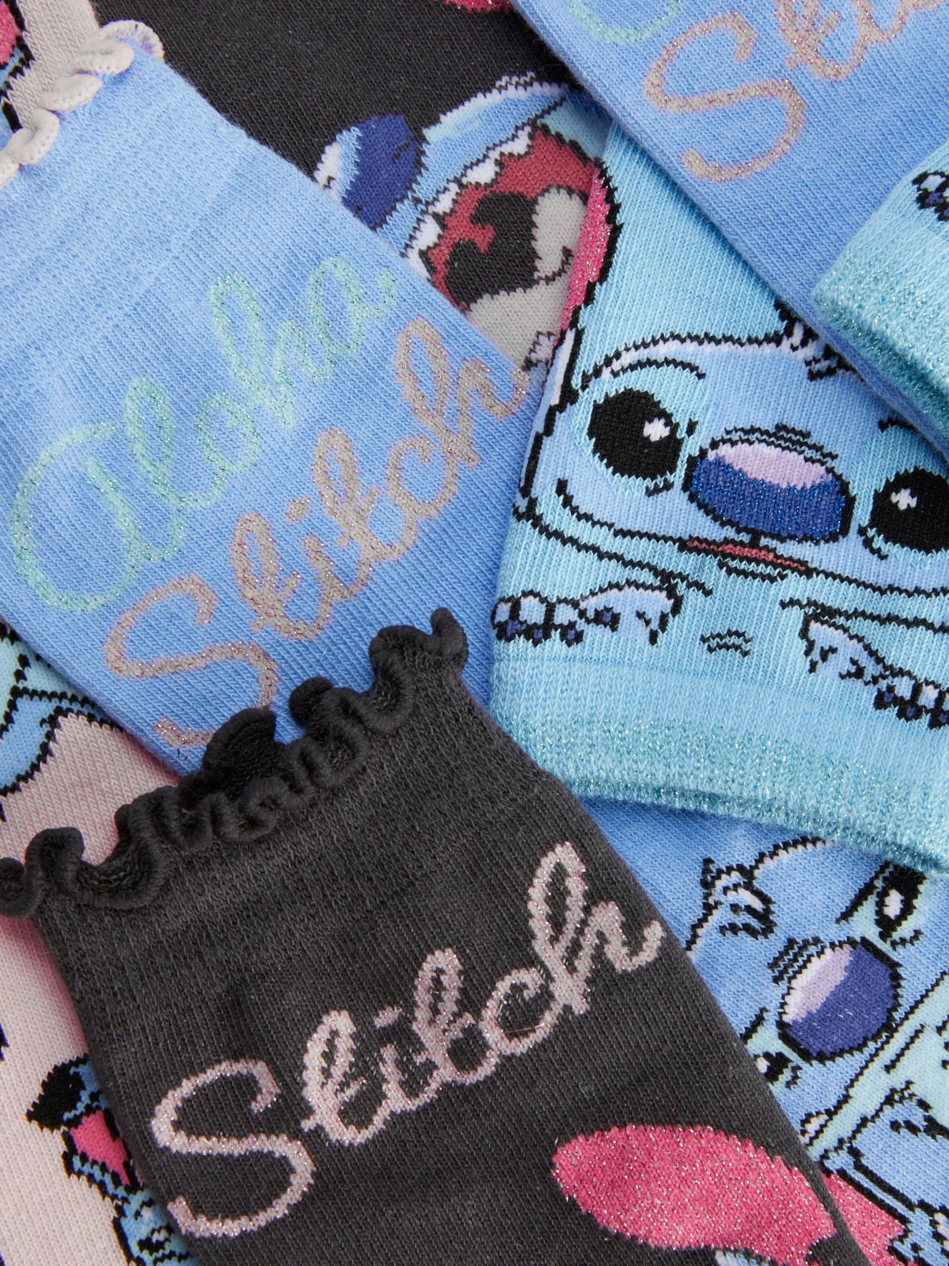 Sale „Disney Stitch“ Söckchen, 4er-Pack Kinder Socken Und Strumpfhosen