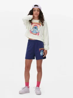 New „Disney Stitch“ Sweatshirt Und Shorts Im Set Kinder Hoodies Und Sweatshirts|Sets Und Outfits