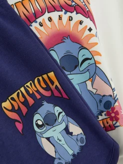 New „Disney Stitch“ Sweatshirt Und Shorts Im Set Kinder Hoodies Und Sweatshirts|Sets Und Outfits