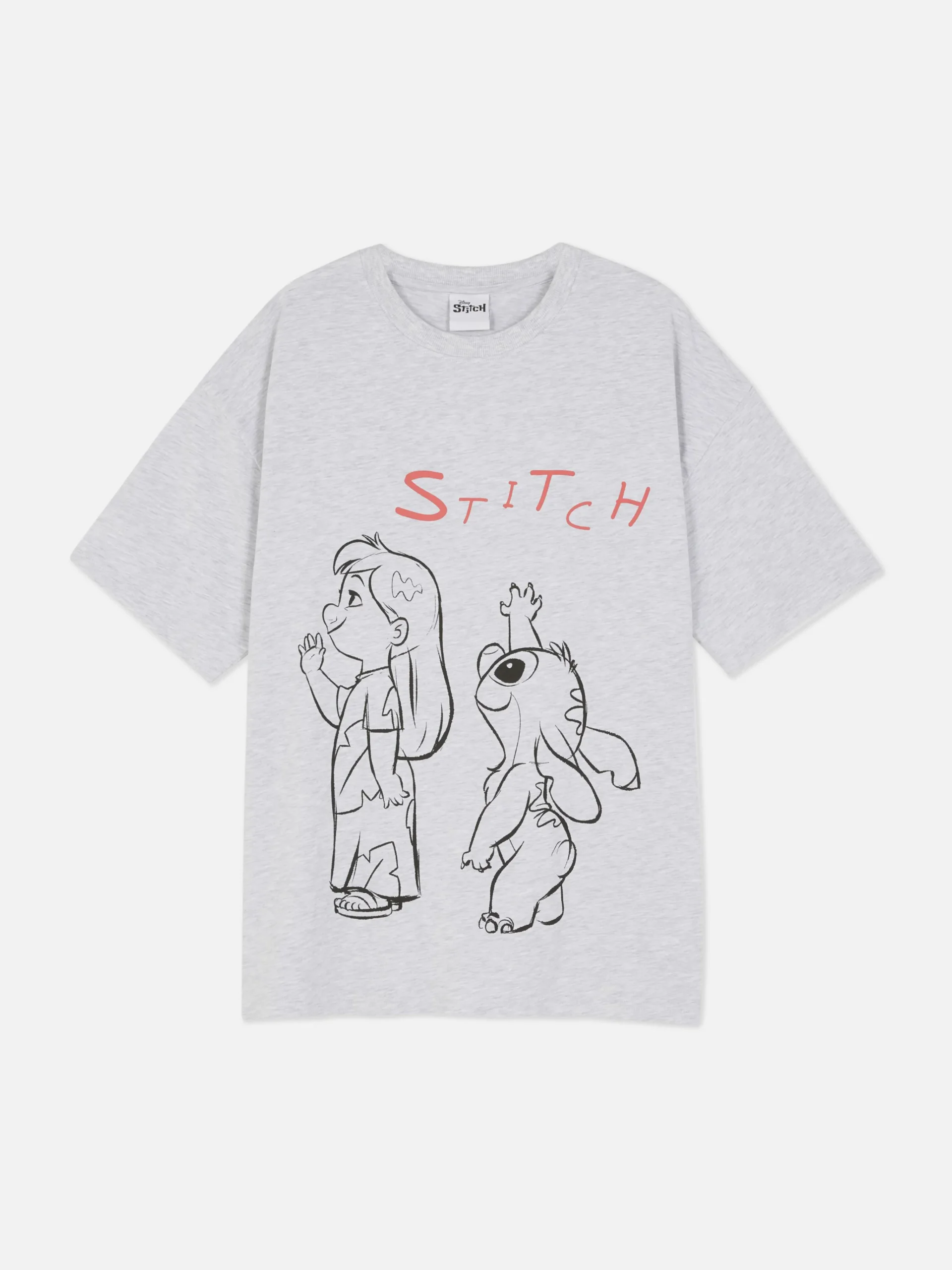New „Disney Stitch“ T-Shirt Im Oversized-Look Damen Tops Und T-Shirts