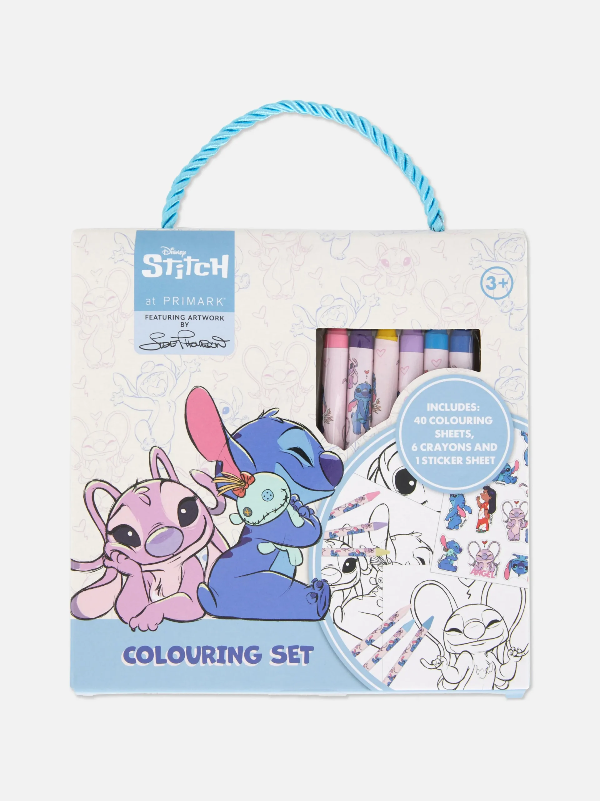 Sale „Disney Stitch Und Engel“ Malset Zum Mitnehmen Kinder Basteln Und Handarbeiten