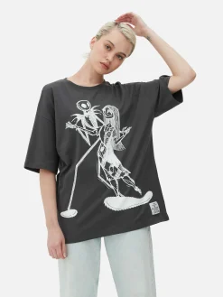 Discount „Disney The Nightmare Before Christmas“ T-Shirt Im Oversized-Look Damen The Nightmare Before Christmas|Halloween Alle