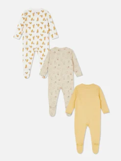 Discount „Disney Winnie Puuh“ Schlafstrampler, 3er-Pack Babygirls Und Strampler