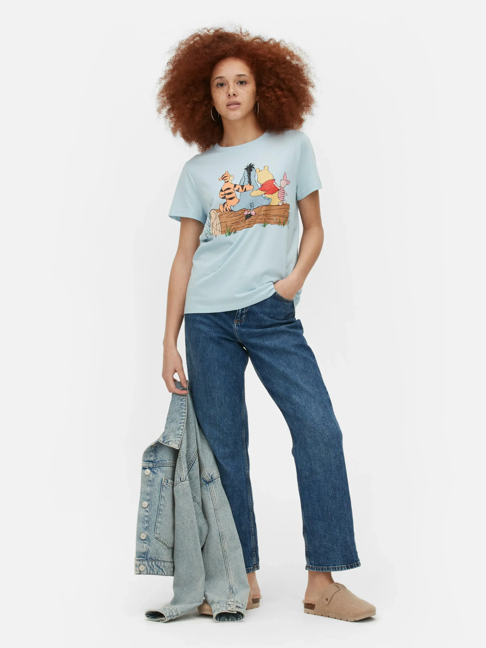 Discount „Disney Winnie Puuh“ T-Shirt Mit Print Damen Tops Und T-Shirts