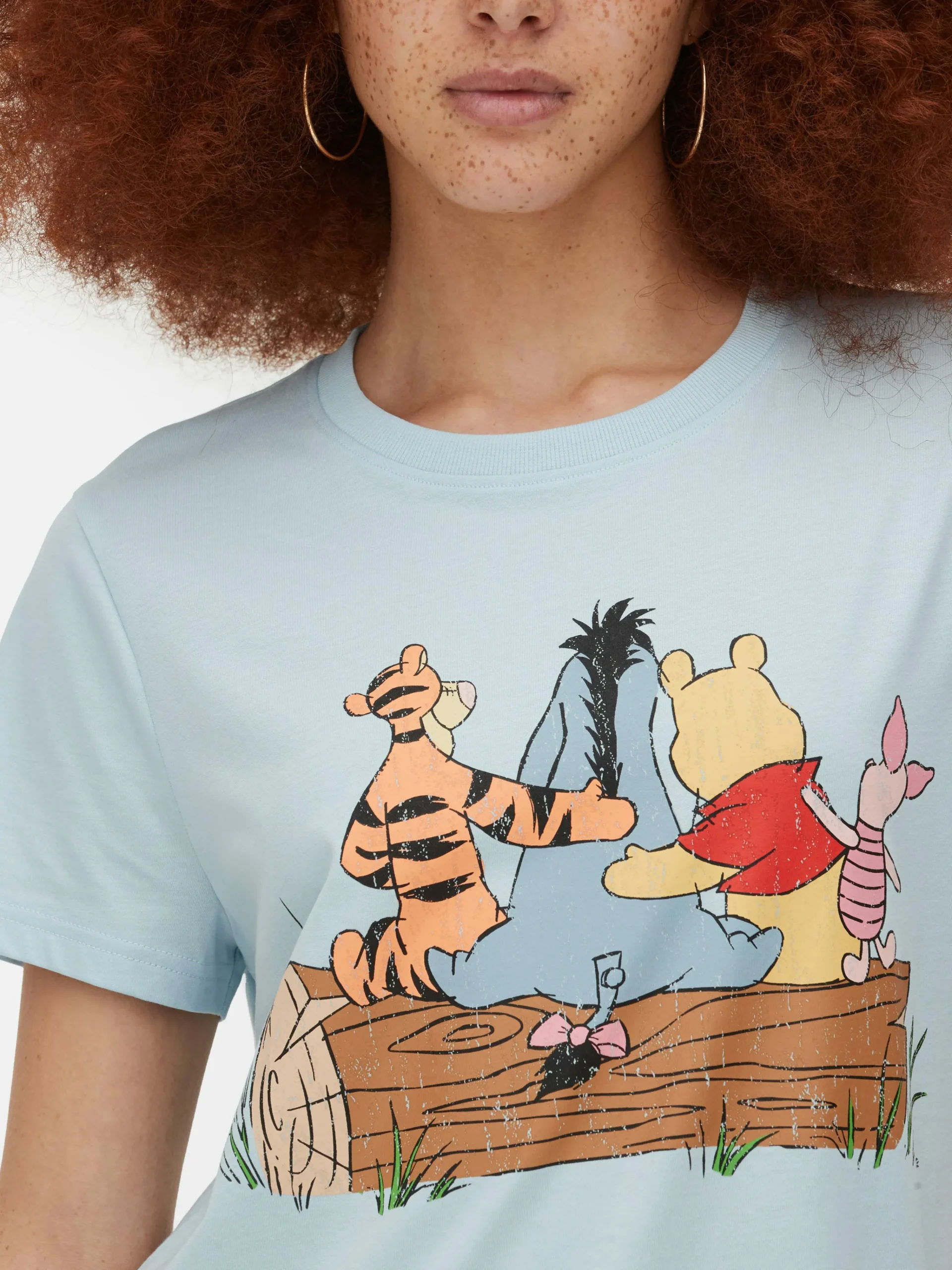 Discount „Disney Winnie Puuh“ T-Shirt Mit Print Damen Tops Und T-Shirts