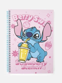 New „Disneys Stitch“ A4-Notizbuch Mit Glitzer Kinder Notizbücher