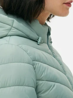 Sale Dünne Pufferjacke Mit Kapuze Damen Jacken Und Mäntel