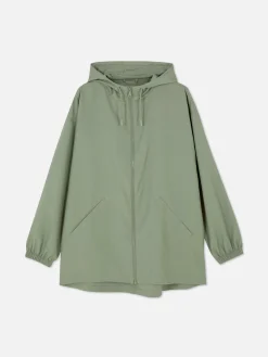 Hot Dünner Parka-Regenmantel Mit Kapuze Damen Jacken Und Mäntel