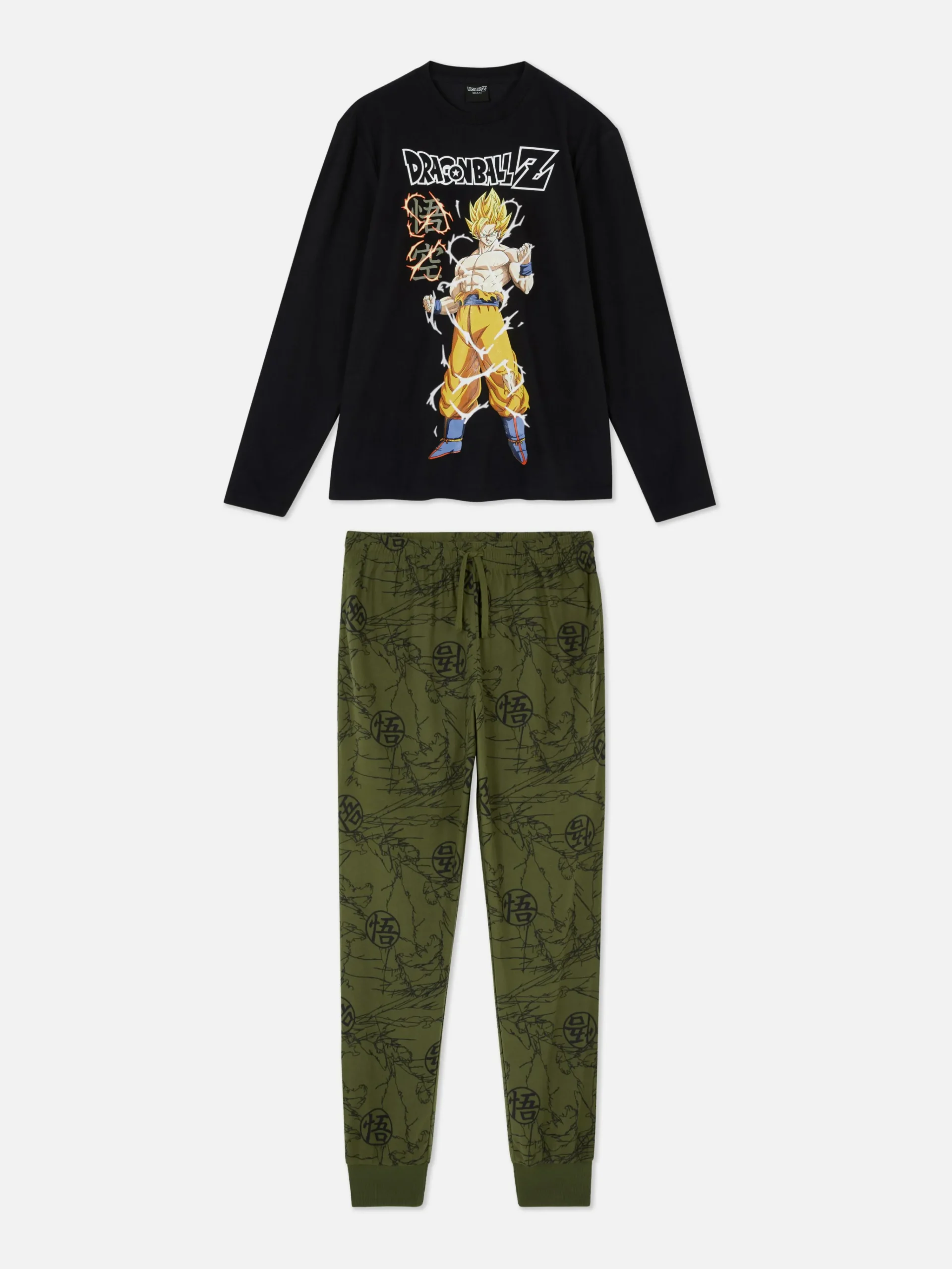 Clearance „Dragon Ball Z Super-Saiyajin Son Goku“ Schlafanzug Herren Schlafanzüge