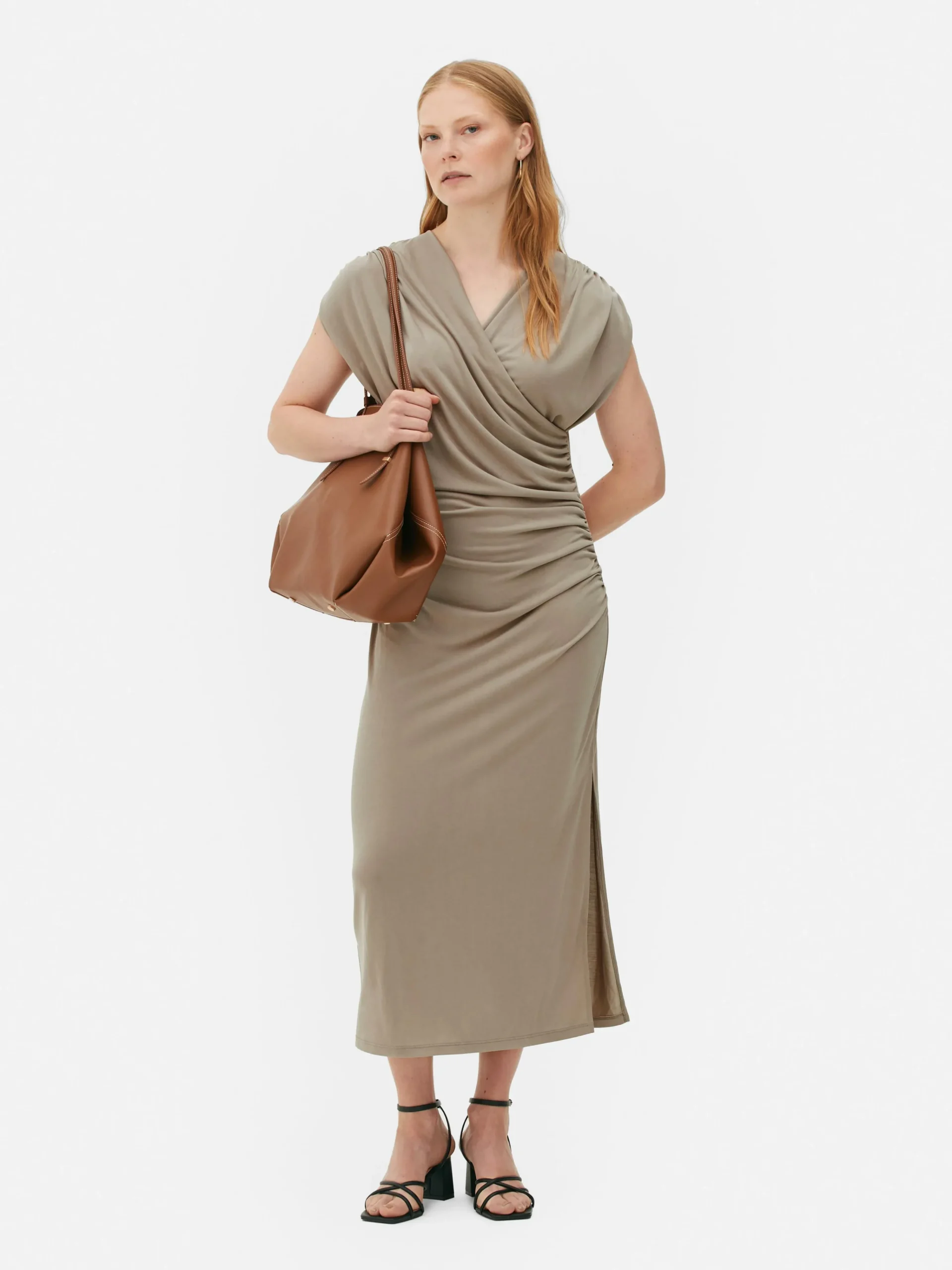 Online Drapiertes „The Edit“ Jerseykleid Damen Kleider