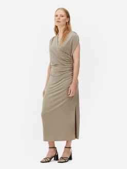 Online Drapiertes „The Edit“ Jerseykleid Damen Kleider