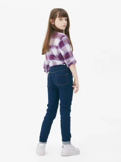 Sale Dunkle Denim-Jeggings Kinder Jeans