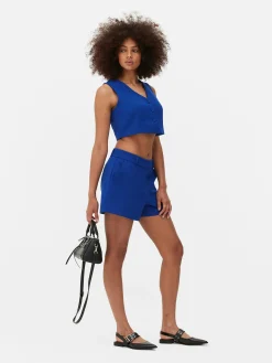 Sale Einreihige, Kurze Weste Damen Blazer