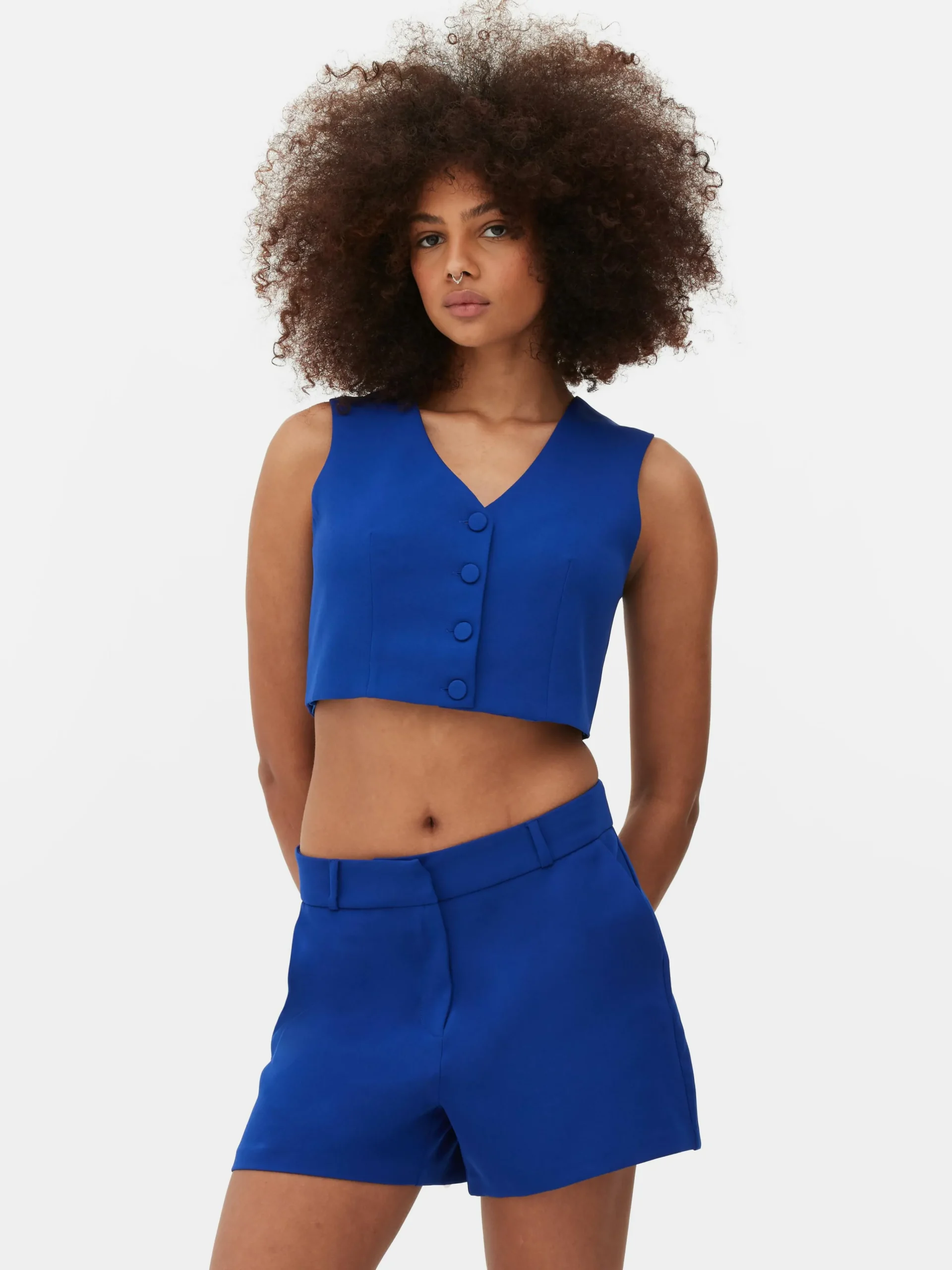 Sale Einreihige, Kurze Weste Damen Blazer