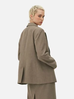 Best Einreihiger Blazer Im Oversized-Look Zum Kombinieren Damen Blazer