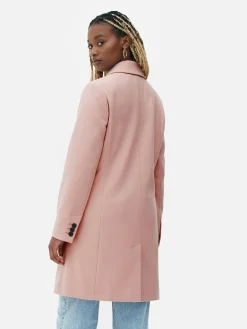 Discount Einreihiger Mantel Damen Jacken Und Mäntel