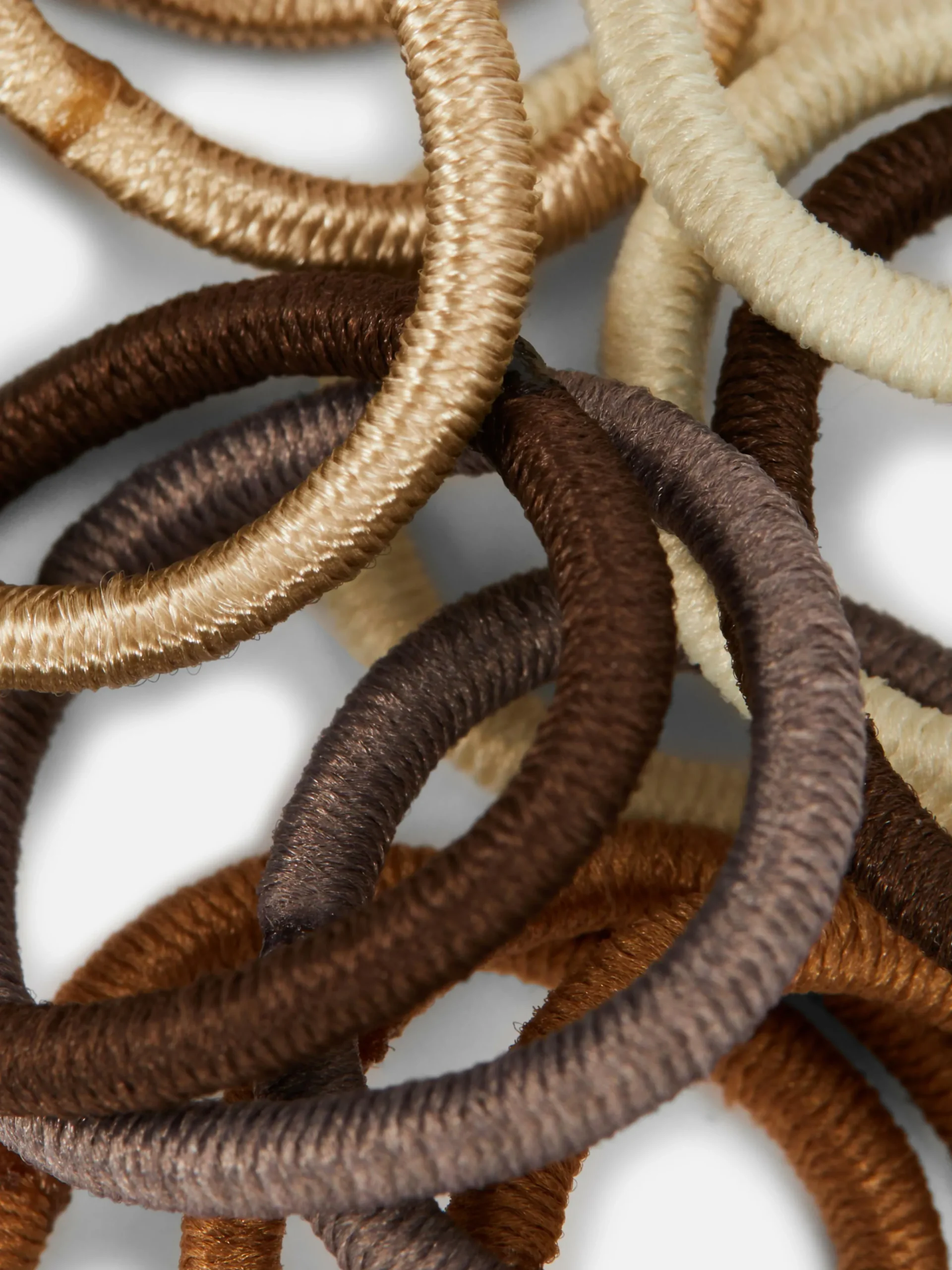 Best Elastische Mini-Haargummis, 60er-Pack Damen Haarschmuck