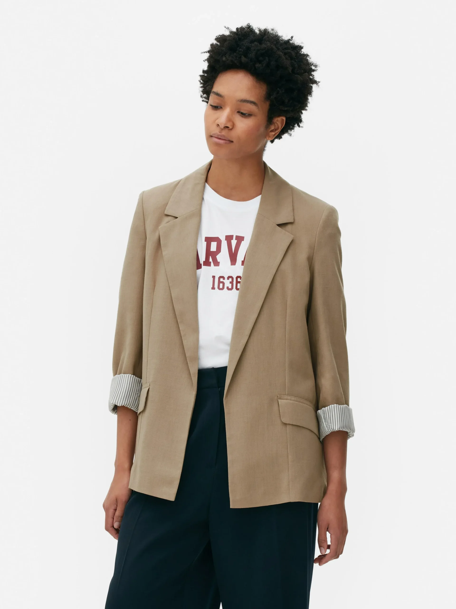 Best Eleganter Blazer Mit Offener Front Damen Blazer