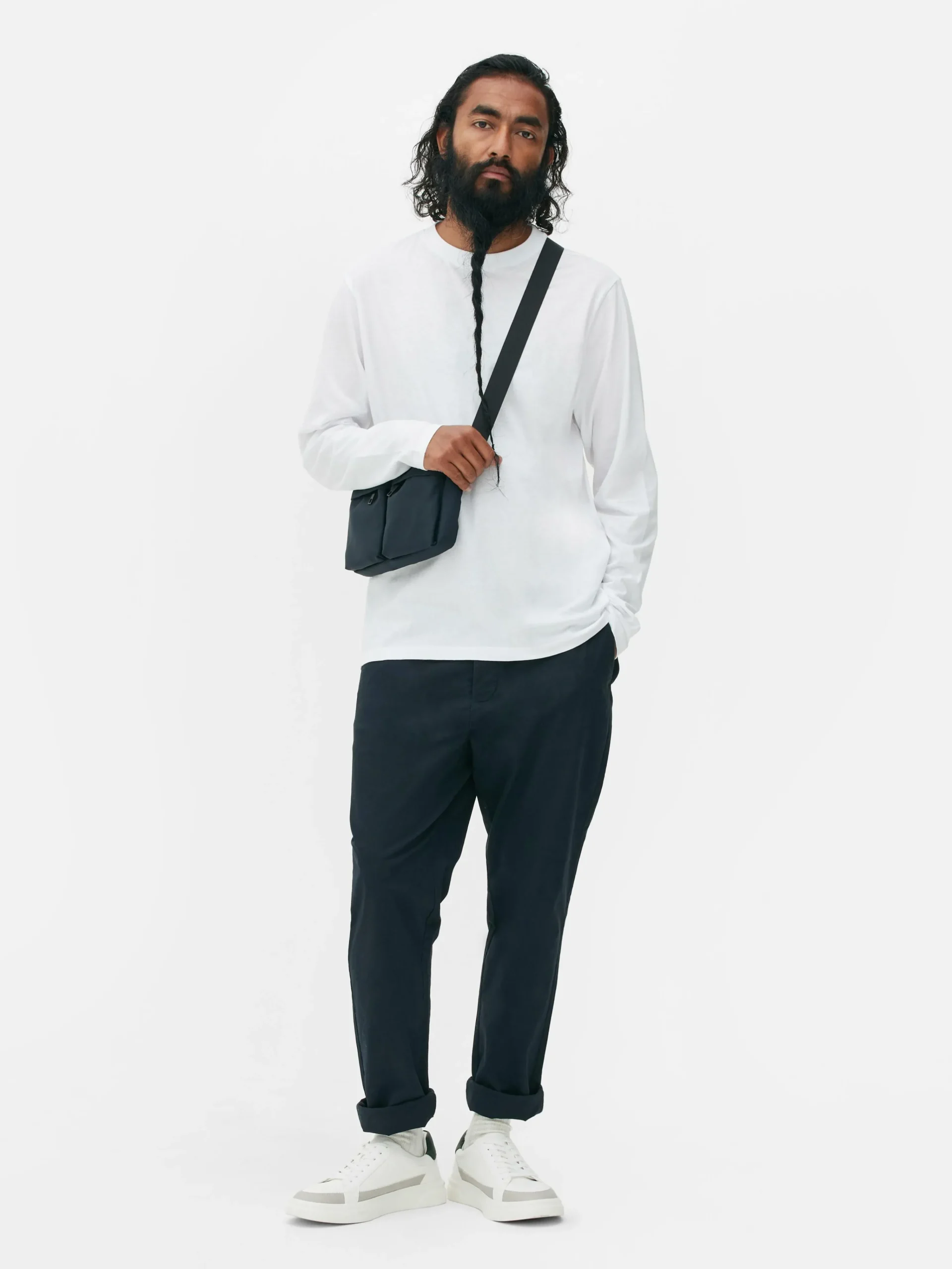 Online Essential Langarmshirt Herren Tops Und T-Shirts