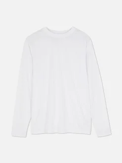 Online Essential Langarmshirt Herren Tops Und T-Shirts